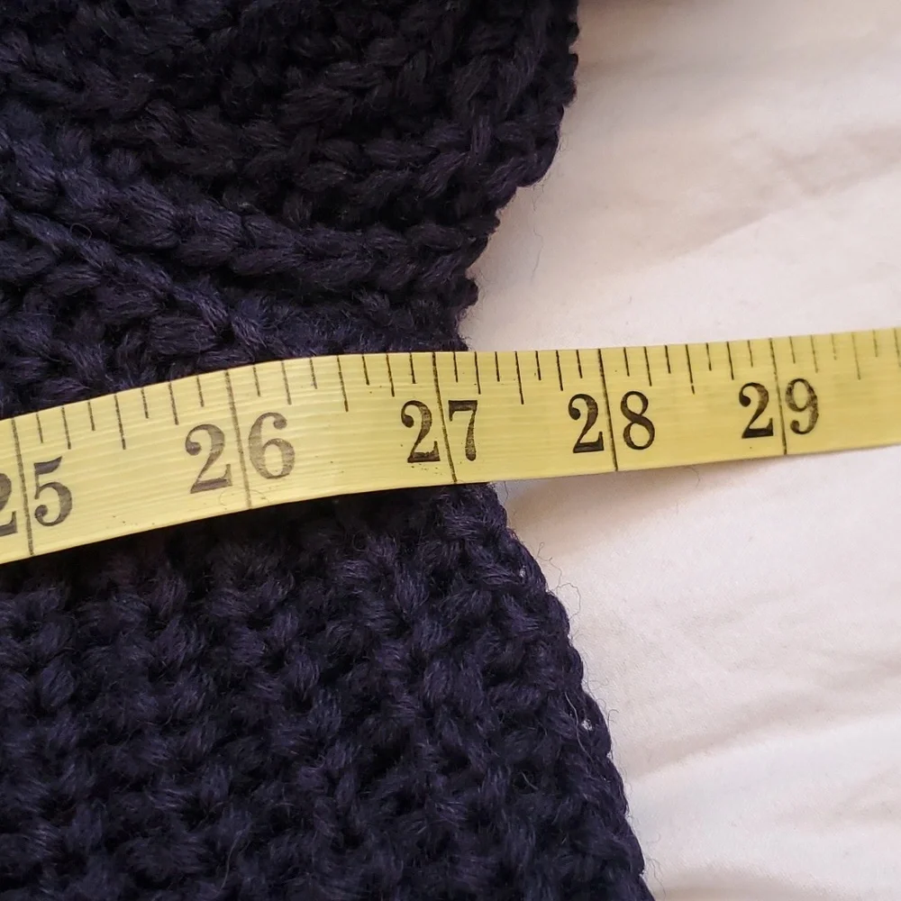 Brooks Brothers Sweater Size XL Navy Blue Heavy Ribbed Pure Wool Sweater *read*
